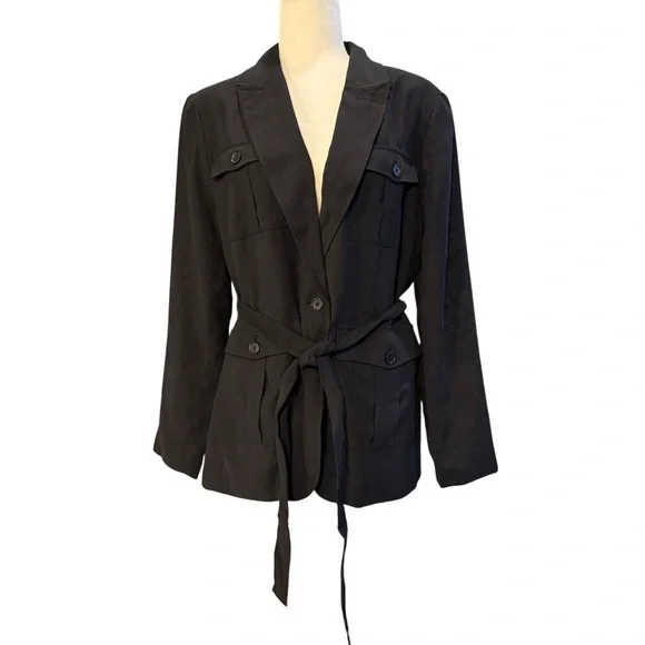 Banana Republic Factory Classic Black Suit Jacket - Picture 4 of 5